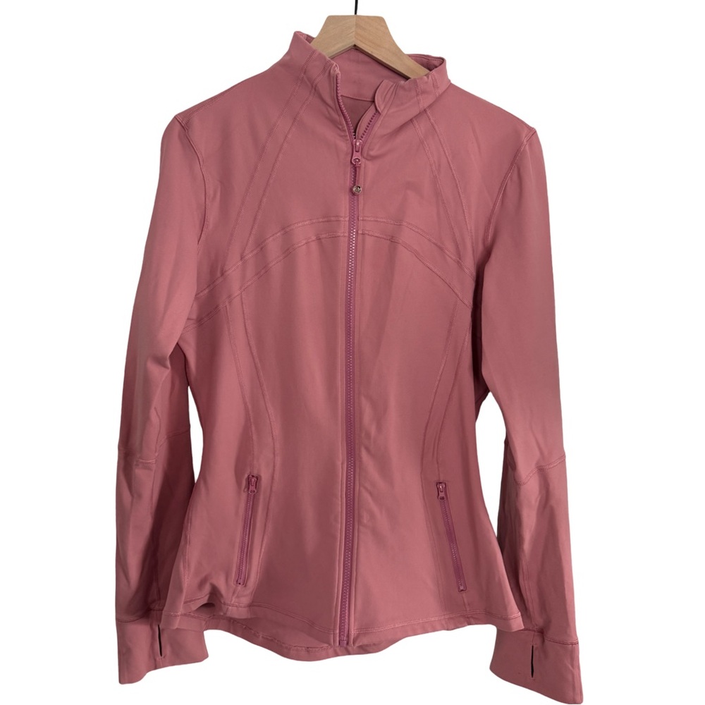 Women’s Pink Define‎ Zip Athletic Jacket | Fitted Performance Layer